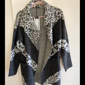 Max Sport Women’s Cardigan leopard print